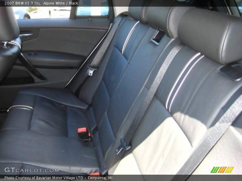 Alpine White / Black 2007 BMW X3 3.0si