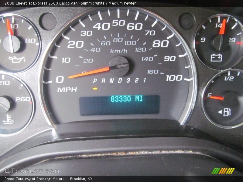 Summit White / Medium Pewter 2008 Chevrolet Express 2500 Cargo Van