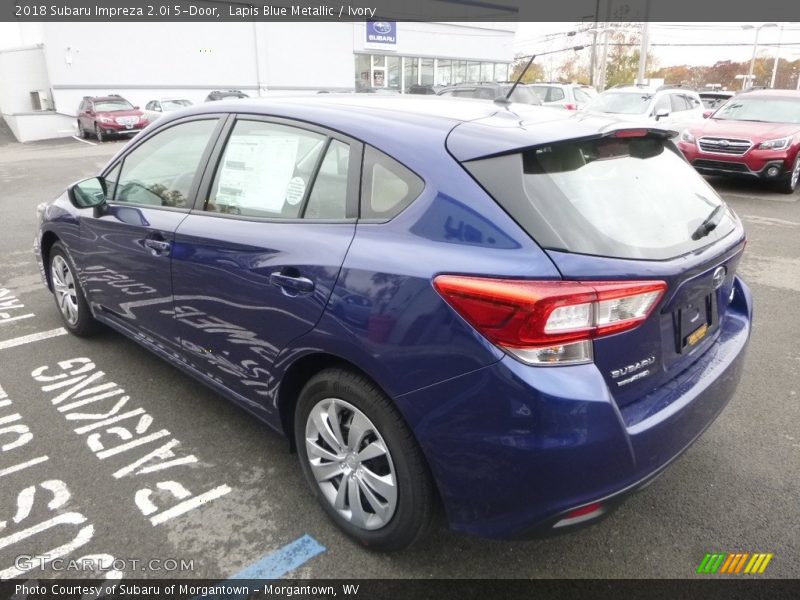 Lapis Blue Metallic / Ivory 2018 Subaru Impreza 2.0i 5-Door