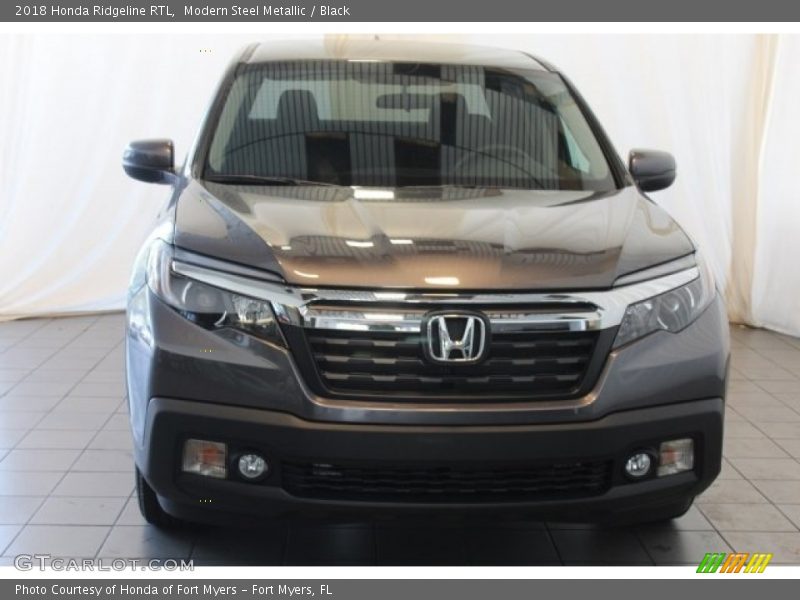 Modern Steel Metallic / Black 2018 Honda Ridgeline RTL
