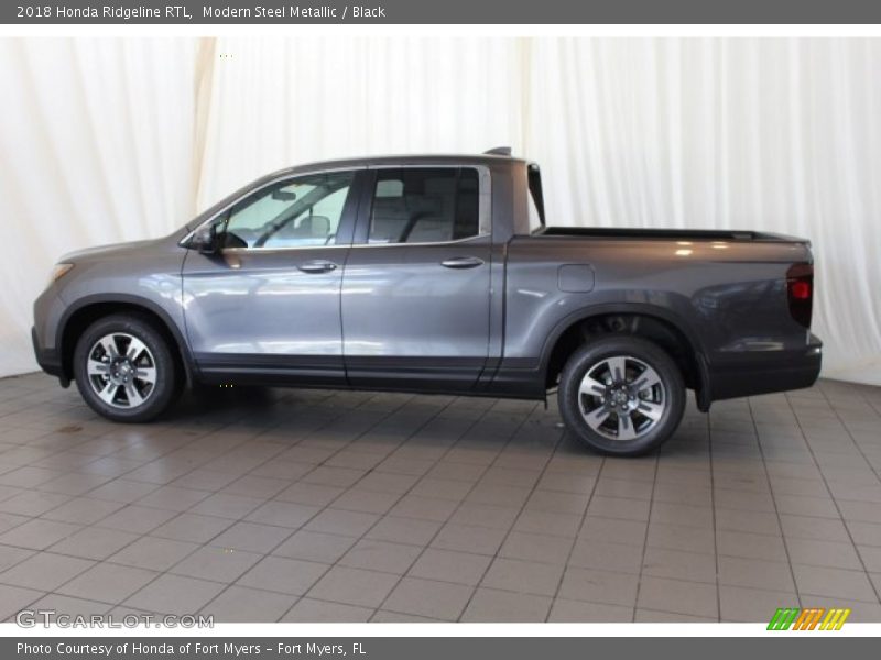 Modern Steel Metallic / Black 2018 Honda Ridgeline RTL