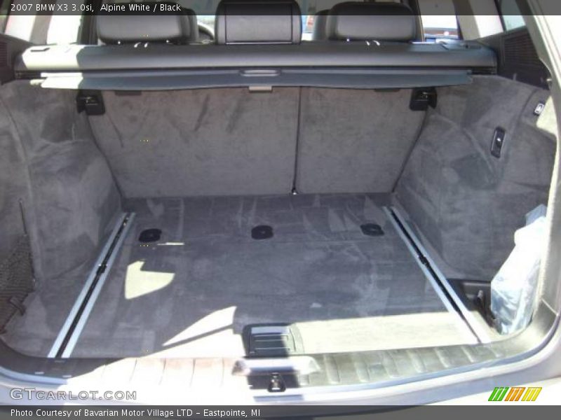 Alpine White / Black 2007 BMW X3 3.0si