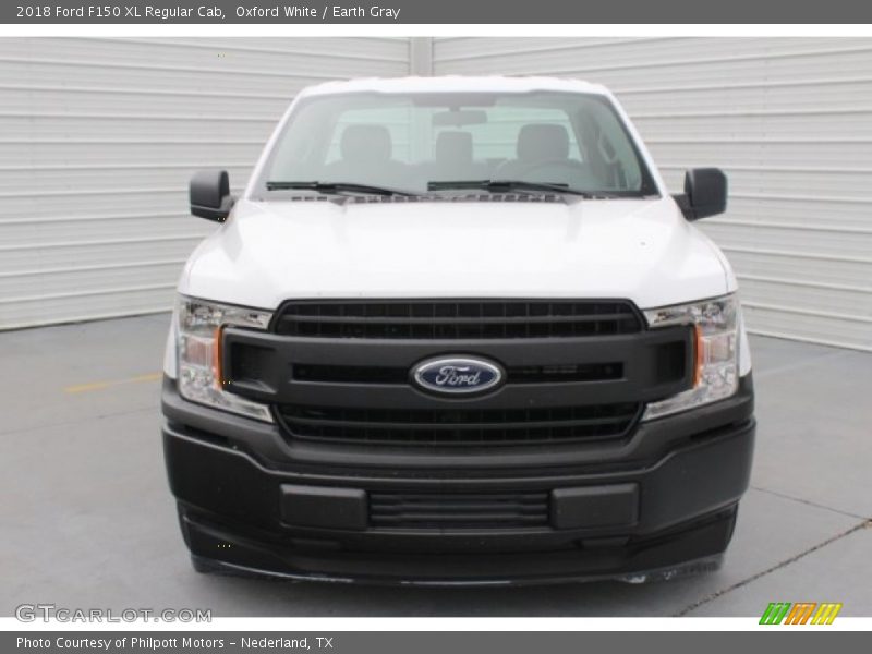 Oxford White / Earth Gray 2018 Ford F150 XL Regular Cab