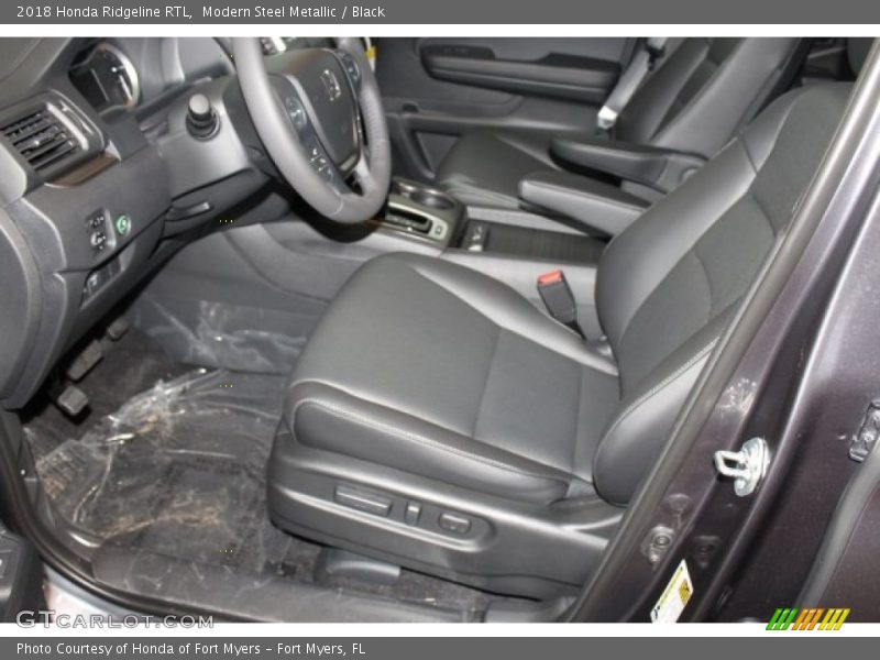 Modern Steel Metallic / Black 2018 Honda Ridgeline RTL