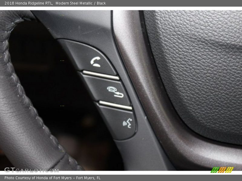 Modern Steel Metallic / Black 2018 Honda Ridgeline RTL