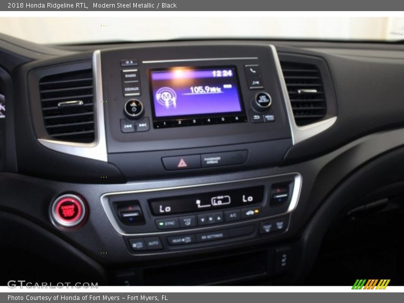 Modern Steel Metallic / Black 2018 Honda Ridgeline RTL