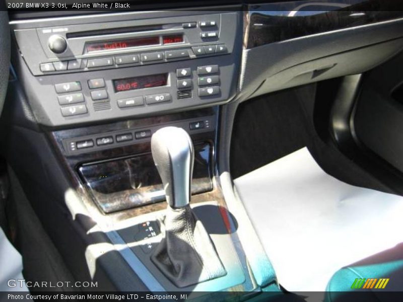 Alpine White / Black 2007 BMW X3 3.0si