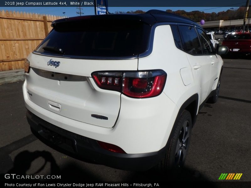 White / Black 2018 Jeep Compass Latitude 4x4