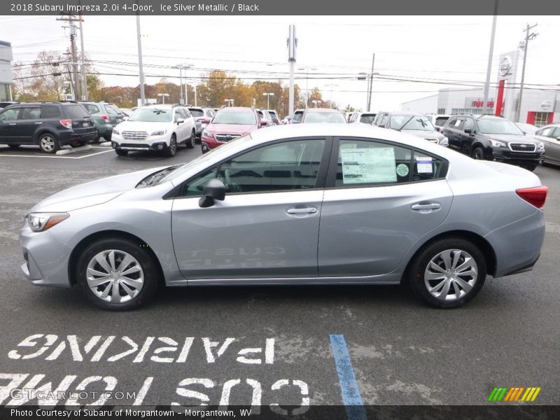 Ice Silver Metallic / Black 2018 Subaru Impreza 2.0i 4-Door