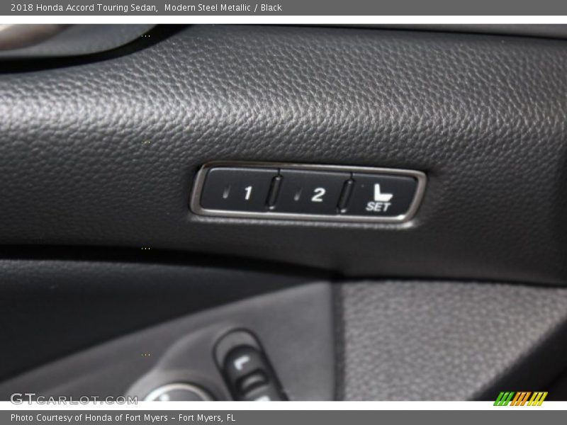 Modern Steel Metallic / Black 2018 Honda Accord Touring Sedan