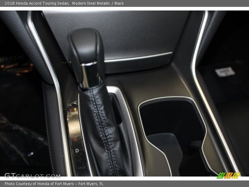 Modern Steel Metallic / Black 2018 Honda Accord Touring Sedan