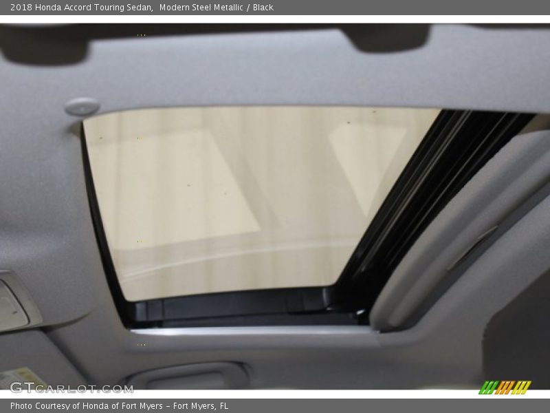 Modern Steel Metallic / Black 2018 Honda Accord Touring Sedan