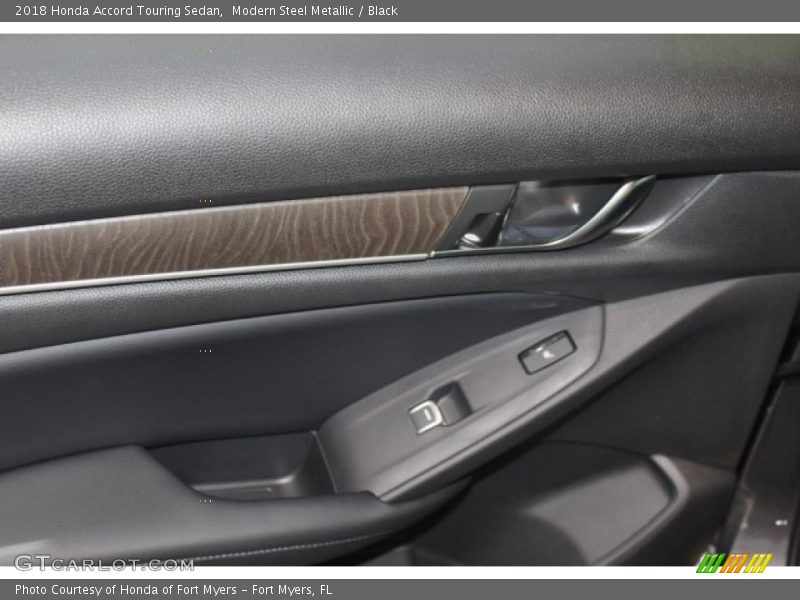 Modern Steel Metallic / Black 2018 Honda Accord Touring Sedan