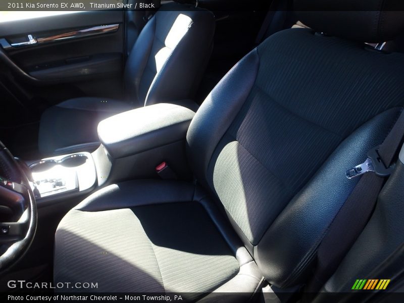 Titanium Silver / Black 2011 Kia Sorento EX AWD
