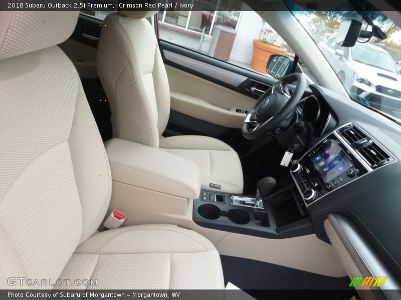 Crimson Red Pearl / Ivory 2018 Subaru Outback 2.5i Premium