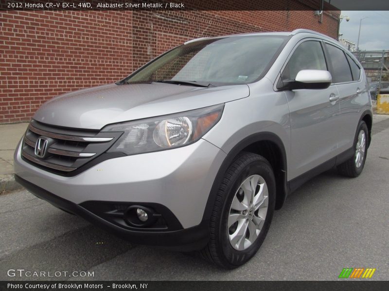 Alabaster Silver Metallic / Black 2012 Honda CR-V EX-L 4WD