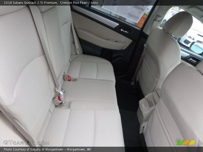 Crimson Red Pearl / Ivory 2018 Subaru Outback 2.5i Premium