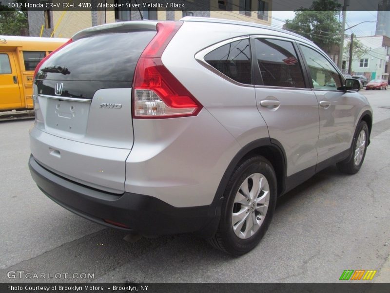 Alabaster Silver Metallic / Black 2012 Honda CR-V EX-L 4WD