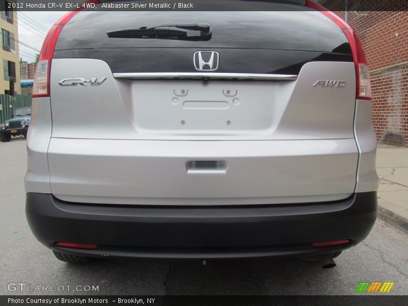 Alabaster Silver Metallic / Black 2012 Honda CR-V EX-L 4WD