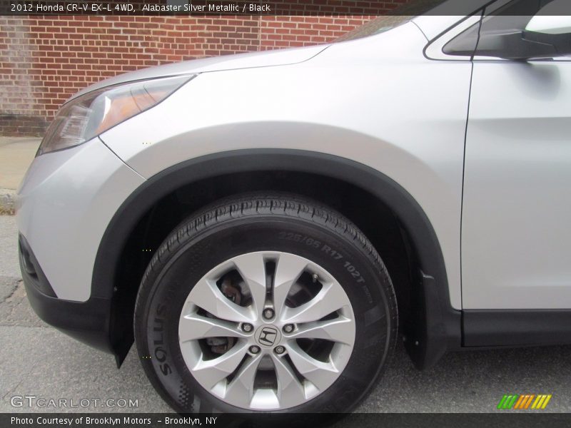 Alabaster Silver Metallic / Black 2012 Honda CR-V EX-L 4WD