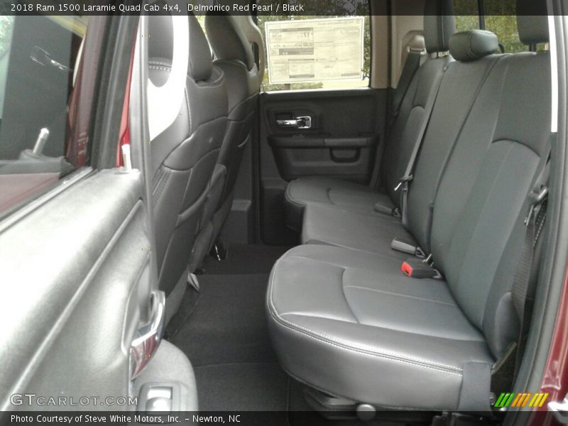 Rear Seat of 2018 1500 Laramie Quad Cab 4x4
