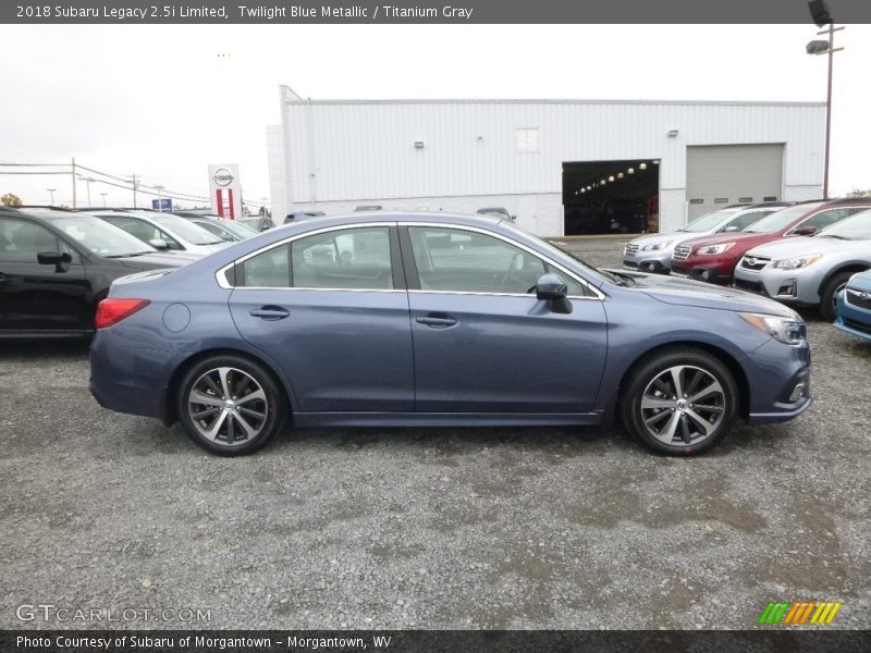 Twilight Blue Metallic / Titanium Gray 2018 Subaru Legacy 2.5i Limited