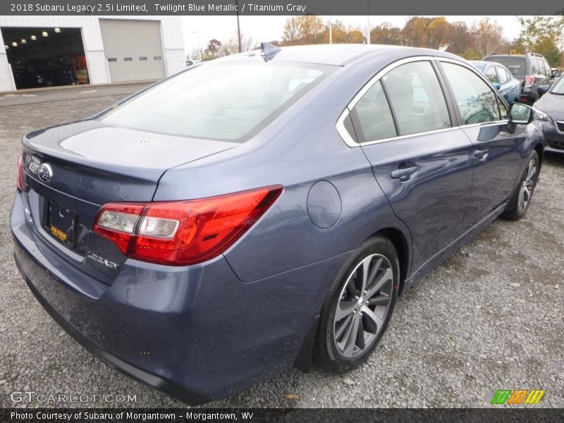 Twilight Blue Metallic / Titanium Gray 2018 Subaru Legacy 2.5i Limited