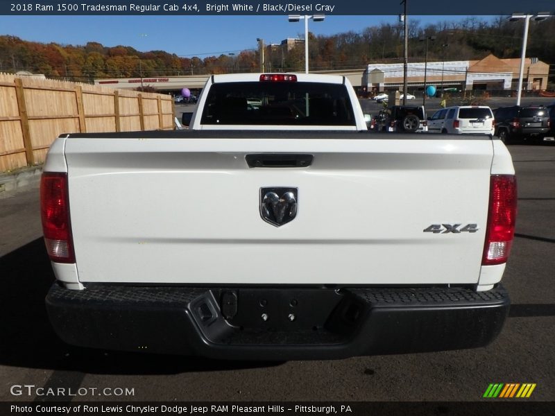 Bright White / Black/Diesel Gray 2018 Ram 1500 Tradesman Regular Cab 4x4