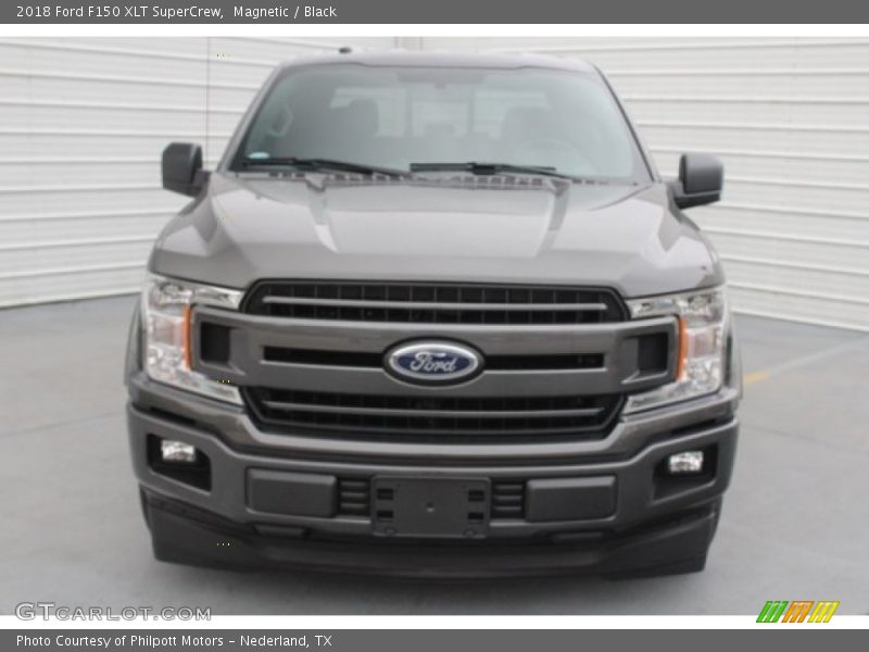Magnetic / Black 2018 Ford F150 XLT SuperCrew