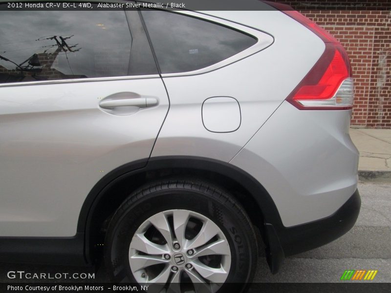 Alabaster Silver Metallic / Black 2012 Honda CR-V EX-L 4WD