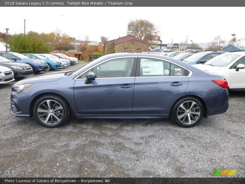 Twilight Blue Metallic / Titanium Gray 2018 Subaru Legacy 2.5i Limited