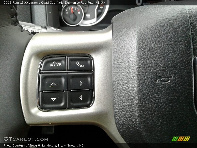 Controls of 2018 1500 Laramie Quad Cab 4x4
