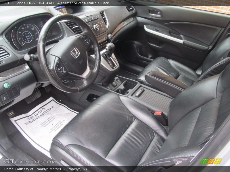 Alabaster Silver Metallic / Black 2012 Honda CR-V EX-L 4WD