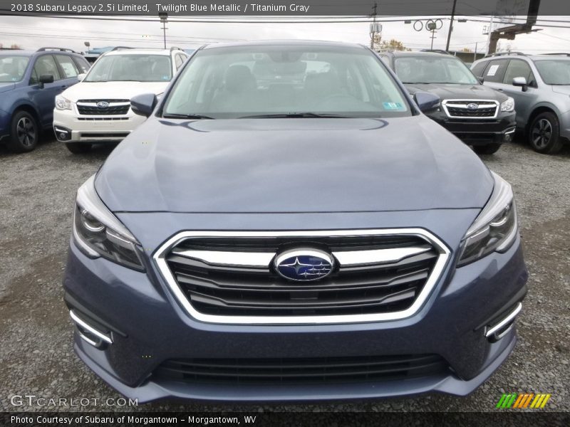 Twilight Blue Metallic / Titanium Gray 2018 Subaru Legacy 2.5i Limited