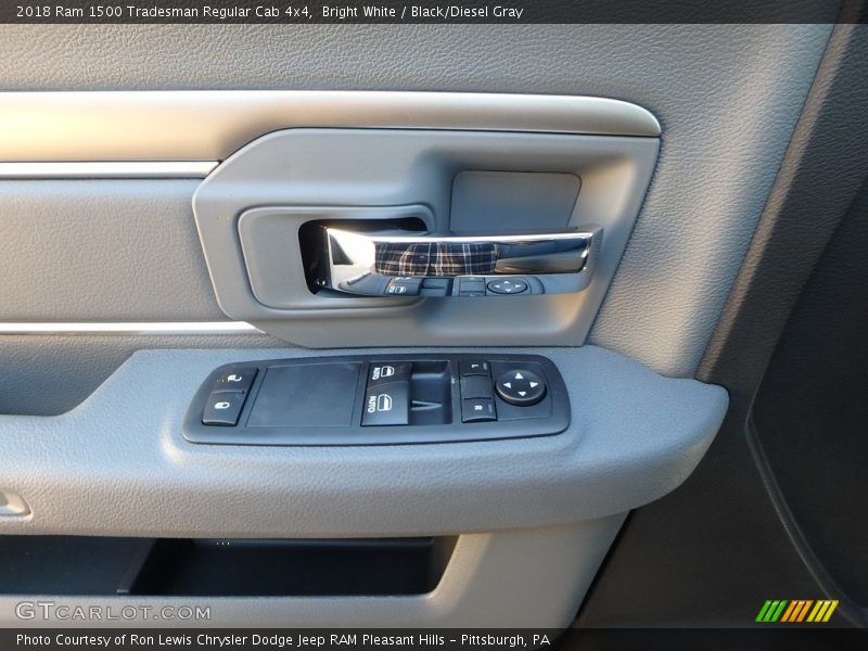 Bright White / Black/Diesel Gray 2018 Ram 1500 Tradesman Regular Cab 4x4