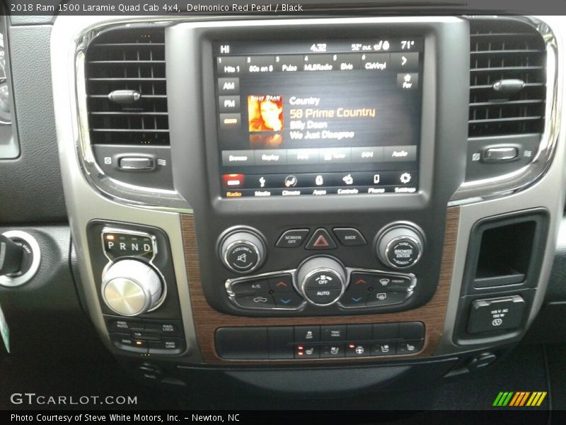Controls of 2018 1500 Laramie Quad Cab 4x4