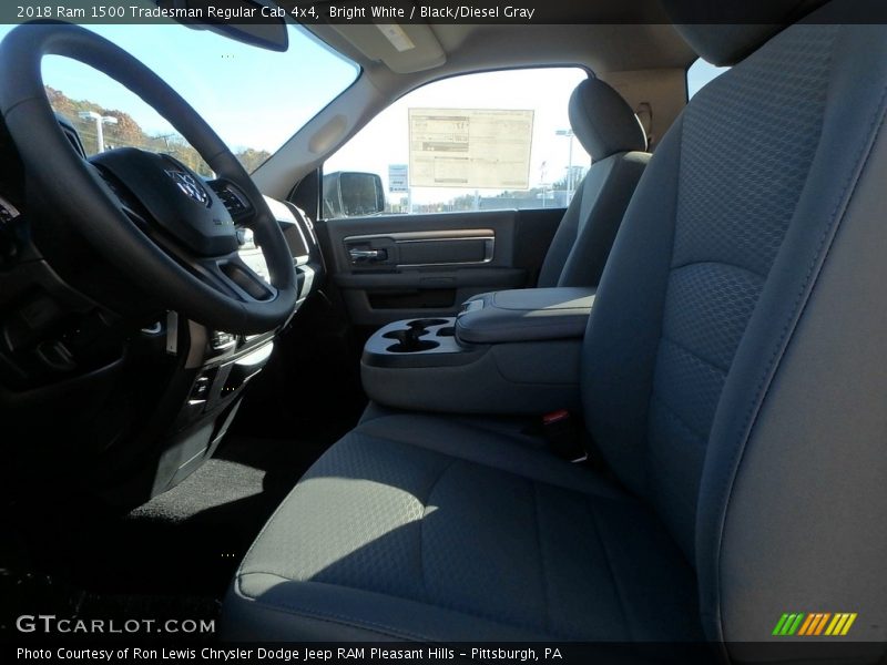 Bright White / Black/Diesel Gray 2018 Ram 1500 Tradesman Regular Cab 4x4