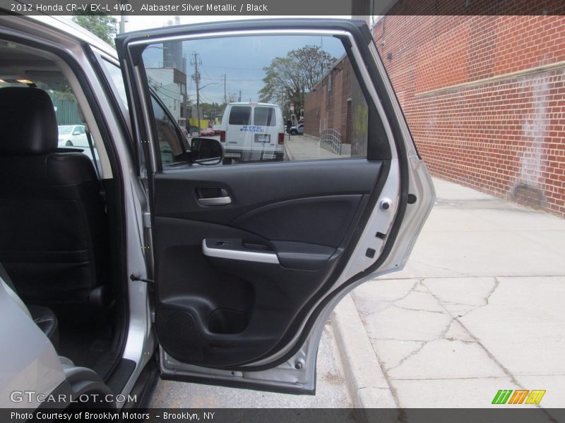 Alabaster Silver Metallic / Black 2012 Honda CR-V EX-L 4WD