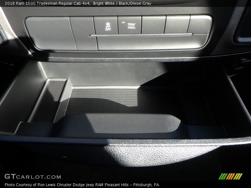 Bright White / Black/Diesel Gray 2018 Ram 1500 Tradesman Regular Cab 4x4