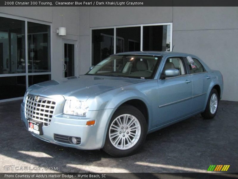 Clearwater Blue Pearl / Dark Khaki/Light Graystone 2008 Chrysler 300 Touring