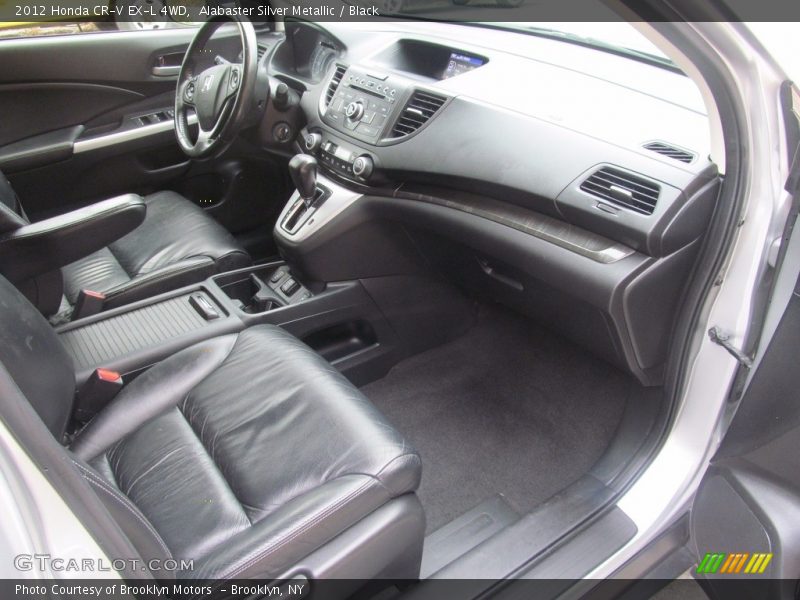 Alabaster Silver Metallic / Black 2012 Honda CR-V EX-L 4WD