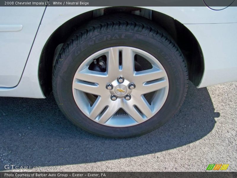 White / Neutral Beige 2008 Chevrolet Impala LT