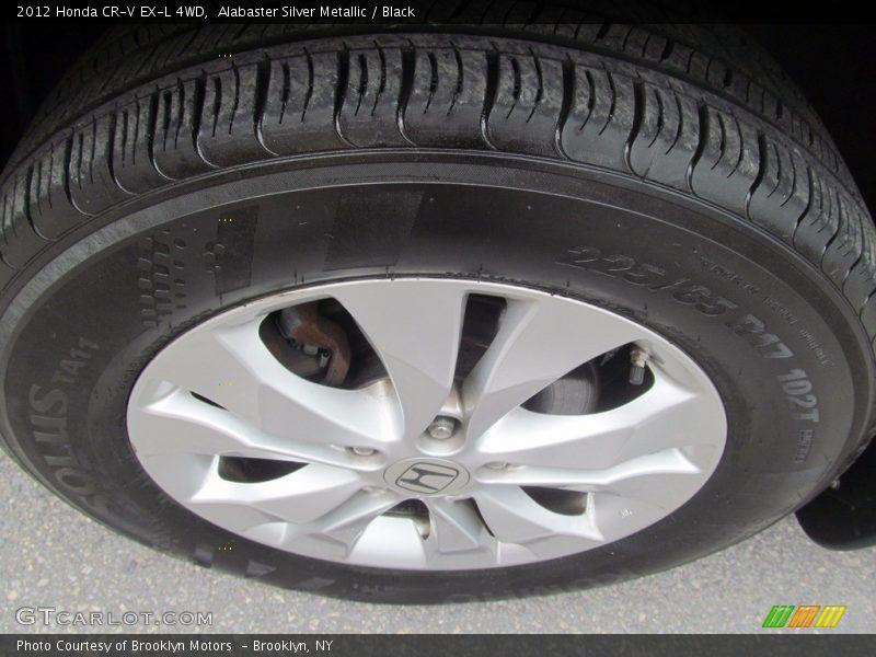 Alabaster Silver Metallic / Black 2012 Honda CR-V EX-L 4WD