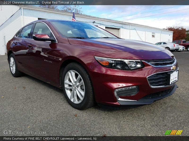Crystal Red Tintcoat / Jet Black 2016 Chevrolet Malibu LT