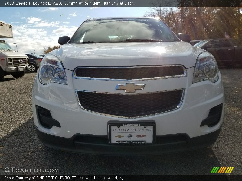 Summit White / Light Titanium/Jet Black 2013 Chevrolet Equinox LS AWD