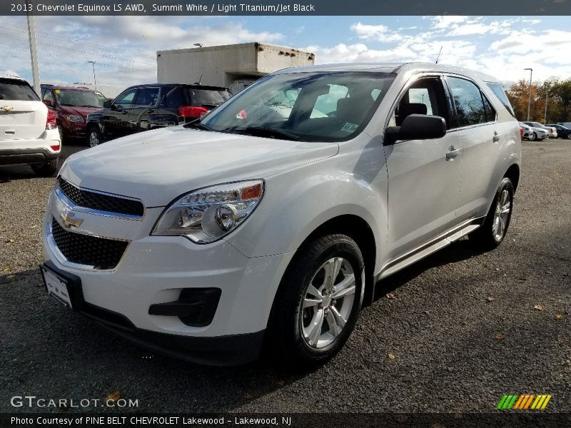 Summit White / Light Titanium/Jet Black 2013 Chevrolet Equinox LS AWD