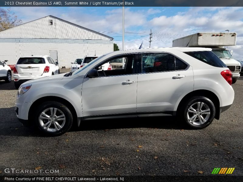 Summit White / Light Titanium/Jet Black 2013 Chevrolet Equinox LS AWD