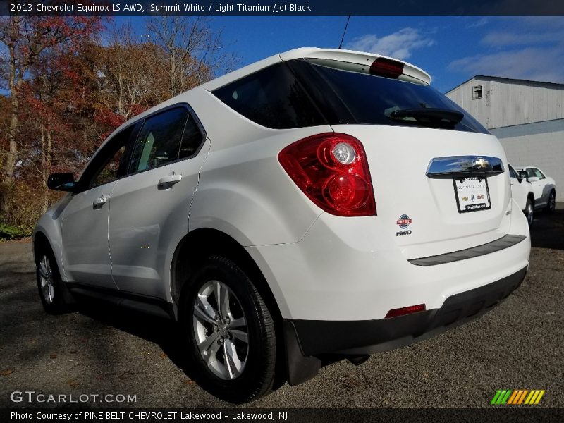 Summit White / Light Titanium/Jet Black 2013 Chevrolet Equinox LS AWD