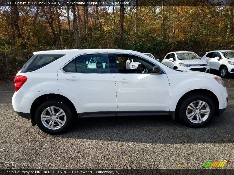 Summit White / Light Titanium/Jet Black 2013 Chevrolet Equinox LS AWD