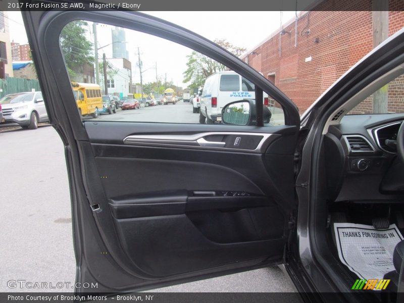 Magnetic / Ebony 2017 Ford Fusion SE AWD